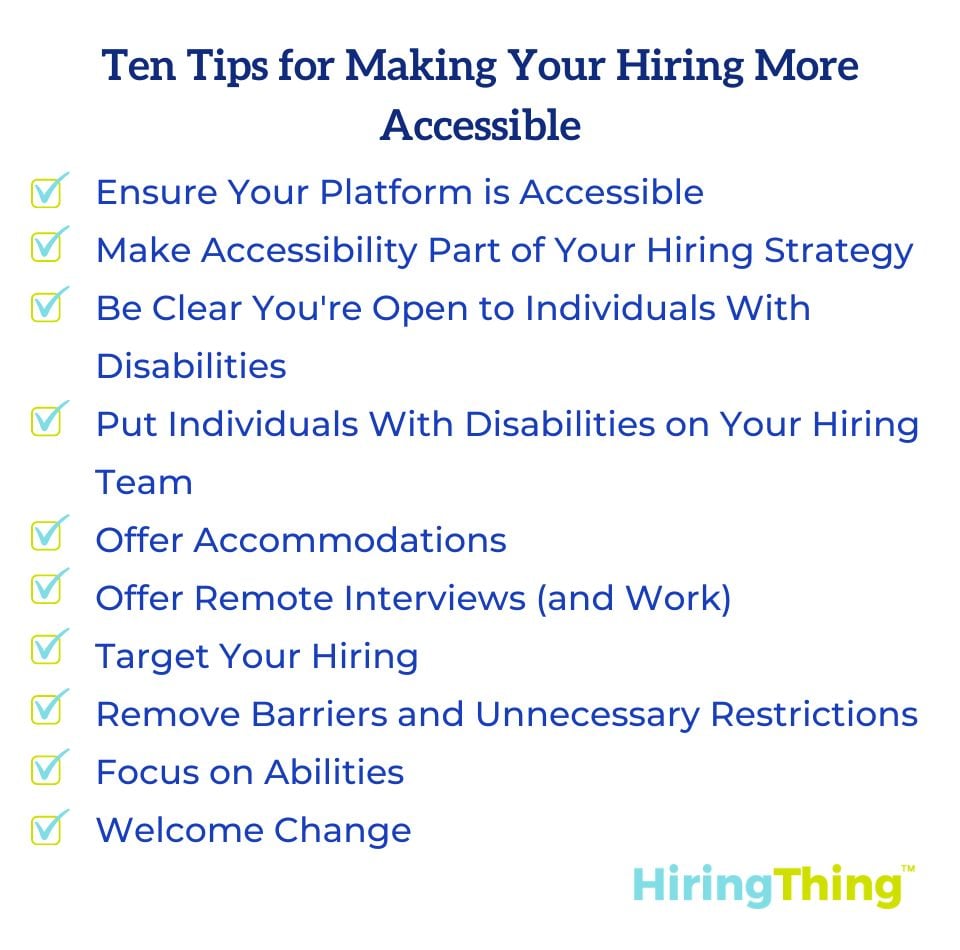 Make Your Hiring Practices More Accessible