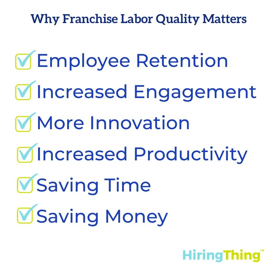 A checklist of why franchise labor quality matters.
