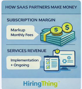 how saas partners make money